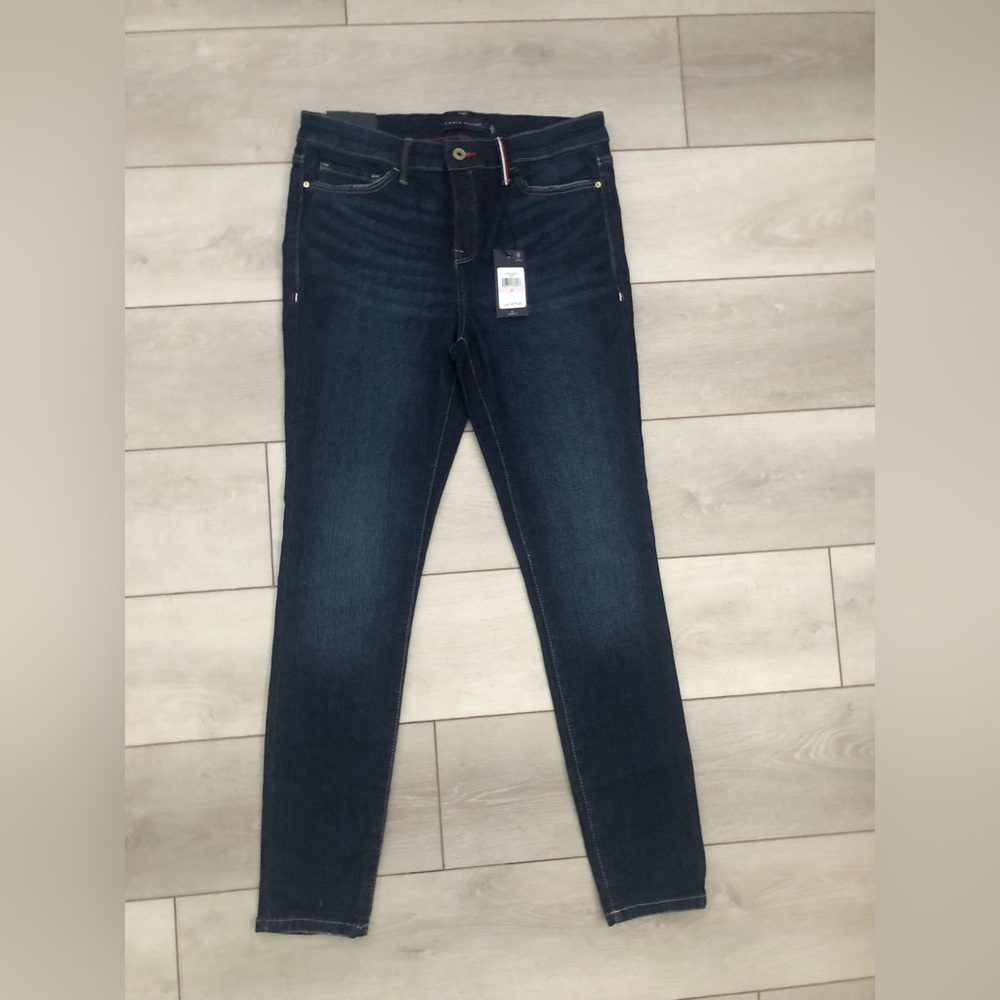 NWT Tommy Hilfiger Jeans Raleigh Highrise Skinny Size 6 - Picture 2 of 10